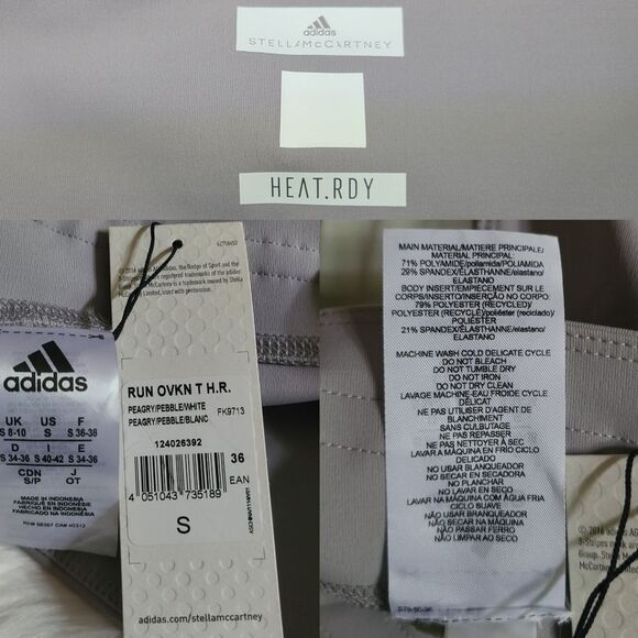 NWT|Adidas x Stella McCartney Run OVKN Heat Ready Shorts, SMALL - Picture 10 of 10